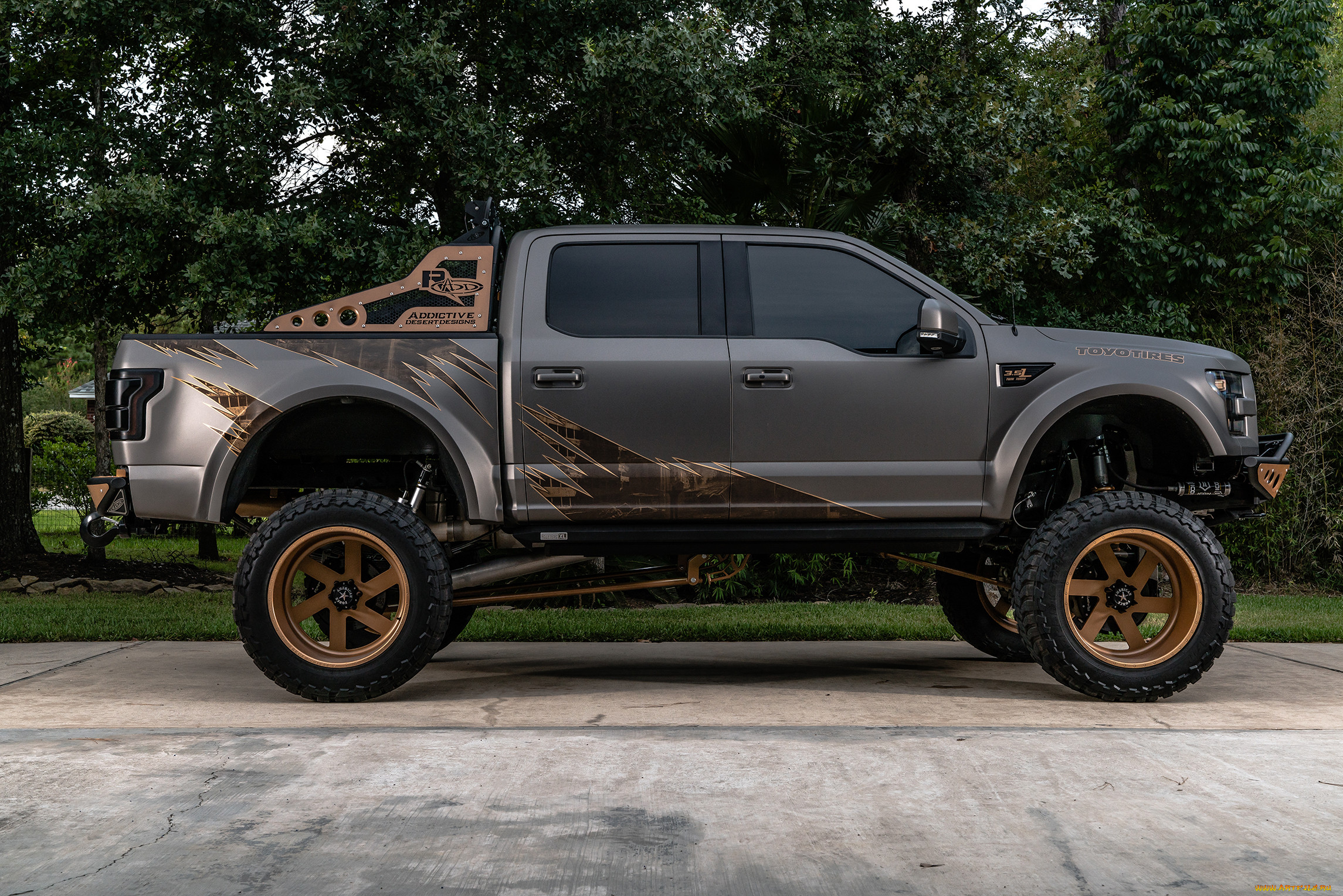 , custom pick-up, ford